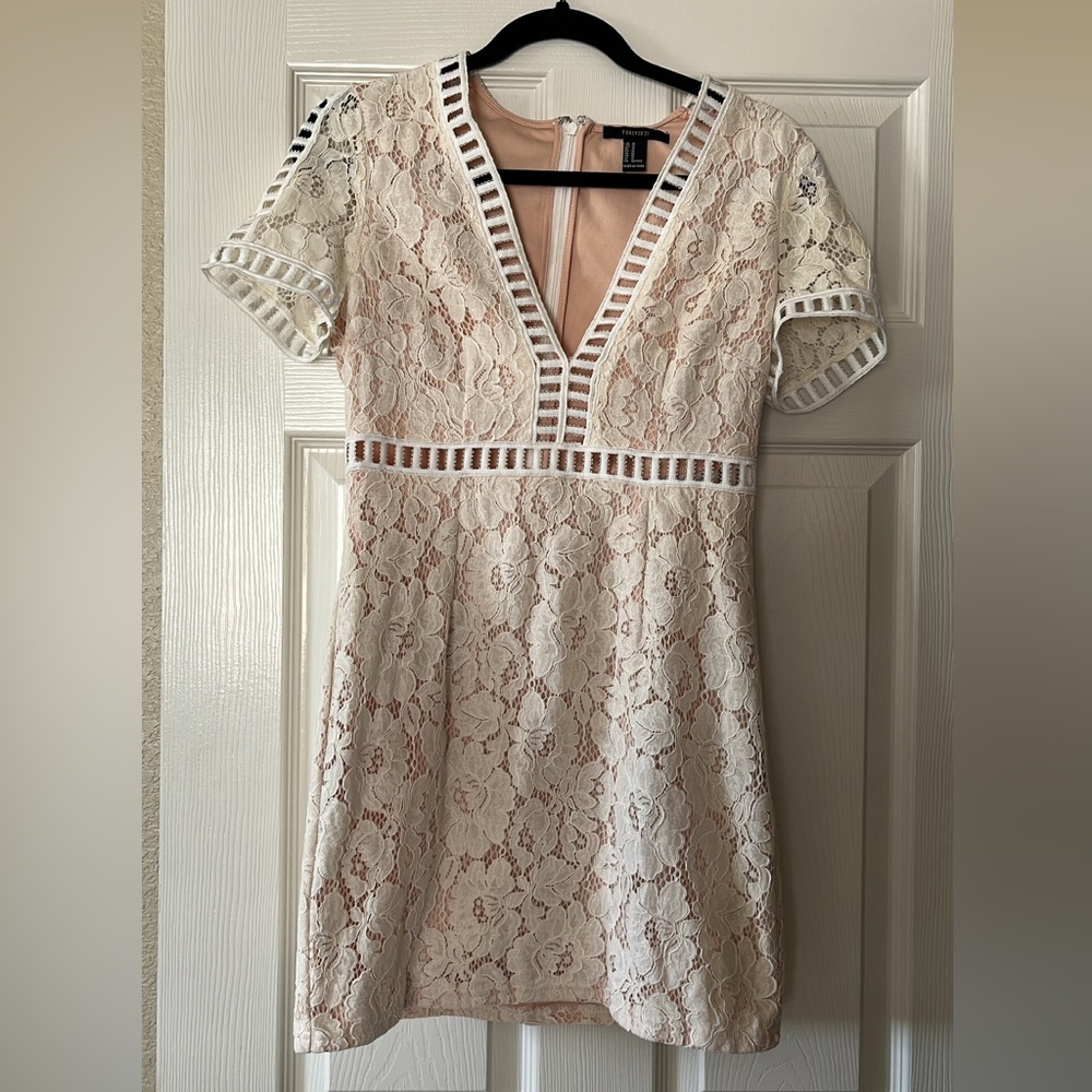 Mini Forever 21 Lace Dress, Size M, Worn ONCE